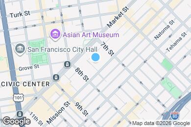 Map image of the property - 1160 Mission St