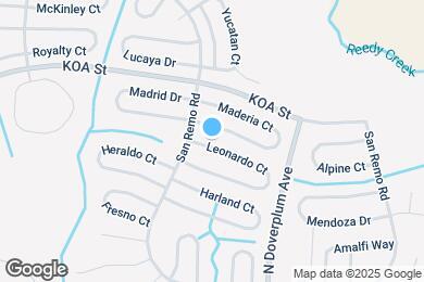 Map image of the property - 764 Leonardo Ct