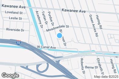 Map image of the property - 3401 Purdue Dr