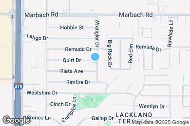 Map image of the property - 7802 Quirt Dr
