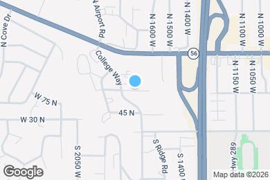 Map image of the property - 1656 W Harding Ave