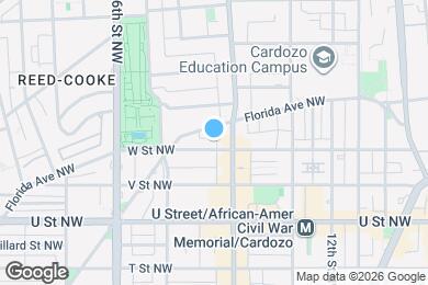 Map image of the property - 1407 W St NW