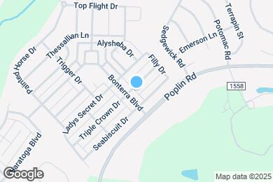 Map image of the property - 1013 Triple Crown Dr