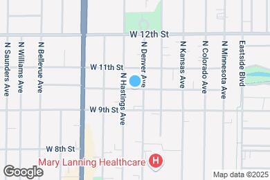 Map image of the property - 611 W 10th St