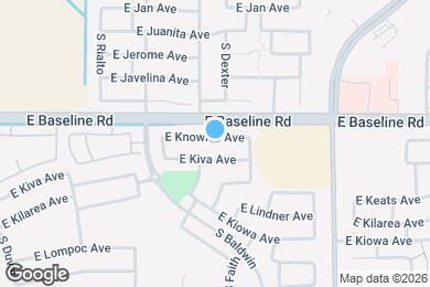 Map image of the property - 9765 E Knowles Ave