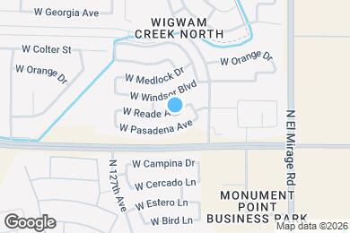 Map image of the property - 12533 W Reade Ave