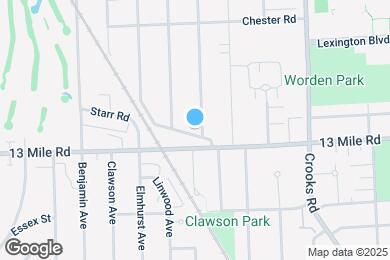 Map image of the property - 3403 Woodland Ave