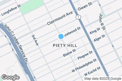 Map image of the property - 605 Hazelwood St