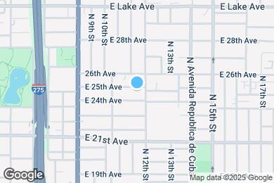 Map image of the property - 1015 E 25th Ave