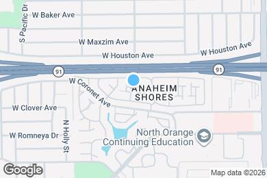 Map image of the property - 1919 W Coronet Ave