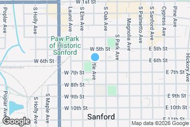 Map image of the property - 505 Myrtle Ave