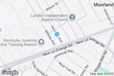 Map image of the property - 1612 Pershing Ave