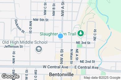 Map image of the property - 313 NW A St