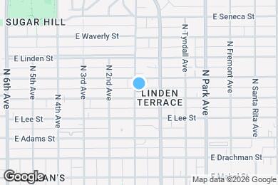 Map image of the property - 701 E Elm St