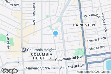 Map image of the property - 3227 11th St NW
