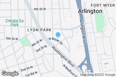 Map image of the property - 311 N Bryan St