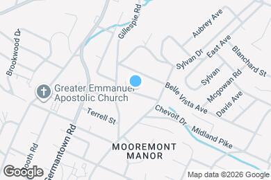 Map image of the property - 611 Shannon Ave