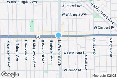 Map image of the property - 2401 W North Ave