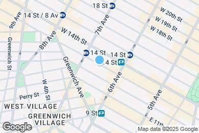Map image of the property - 134 W 13th St