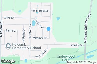 Map image of the property - 3069 N Bentley Ridge