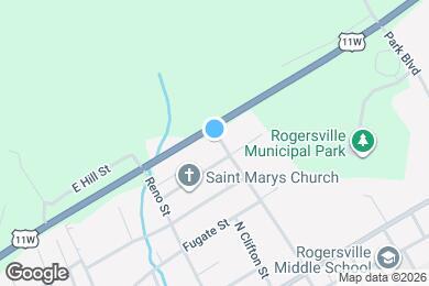 Map image of the property - 499 N Hawkins St