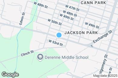 Map image of the property - 813 W 52nd St