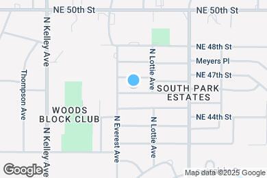 Map image of the property - 1217 NE 45th St