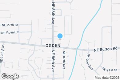 Map image of the property - 8617 NE 25th Cir