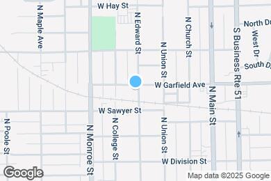 Map image of the property - 1931 N Edward St