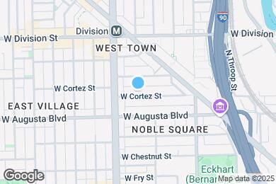 Map image of the property - 1524 W Cortez St