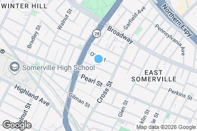 Map image of the property - 23 Everett Ave
