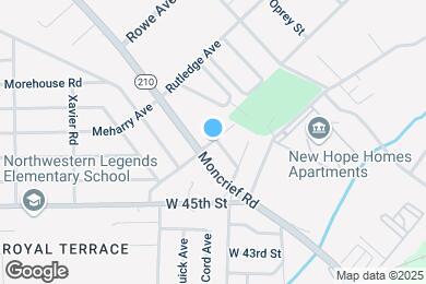 Map image of the property - 1735 Sycamore St