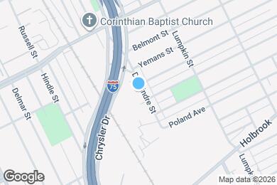 Map image of the property - 9727 Dequindre St