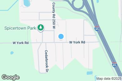Map image of the property - 1106 W York Rd