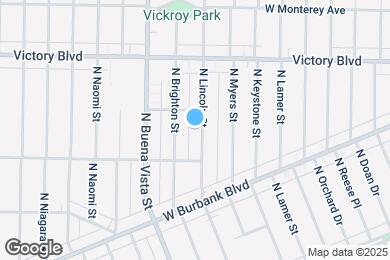 Map image of the property - 1331 N Lincoln St