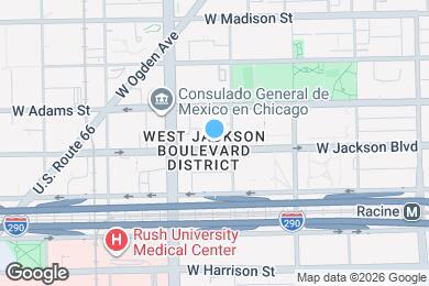Map image of the property - 1512 W Jackson Blvd