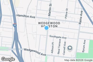 Map image of the property - 1607 Martin St