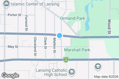 Map image of the property - 823 Maryland Ave