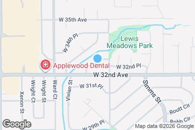 Map image of the property - 12080 W 32nd Dr