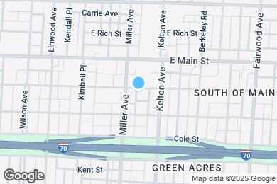 Map image of the property - 1455 E Mound St