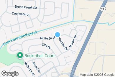 Map image of the property - 804 Hoosier Dr