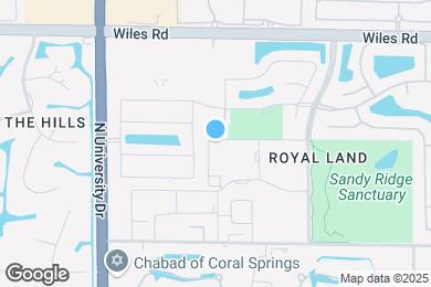 Map image of the property - Coral Springs Homes