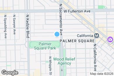 Map image of the property - 3014 W Palmer