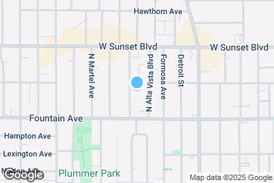 Map image of the property - 1340 N Poinsettia Pl