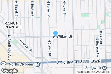 Map image of the property - 703 W Willow St