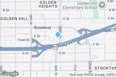 Map image of the property - 2985 E St
