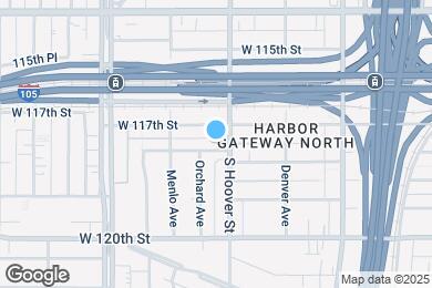 Map image of the property - 713 W 118th St