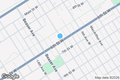 Map image of the property - 1101 6th St W