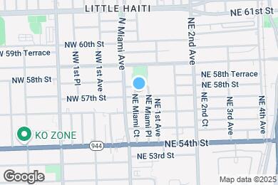 Map image of the property - 5707 NE Miami Ct