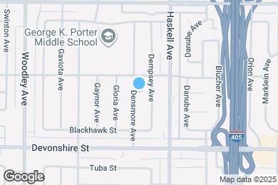 Map image of the property - 10430 Densmore Ave